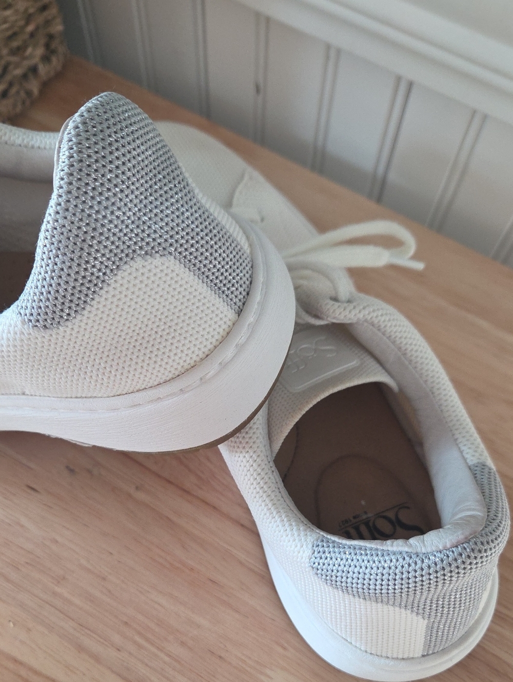 Sofft Waylyn Sneaker Shoes Womens White/Gray 8 - Picture 5 of 6